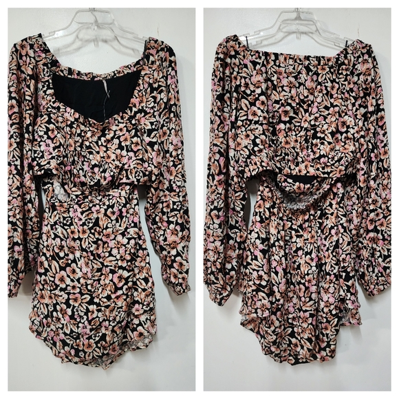 Free people, Jael Printed Mini Dress A36 - Picture 4 of 4